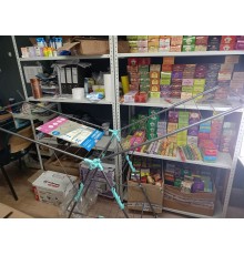 Уценка 24-0848 Сушилка для белья напольная, раскладная, Nika, СБ8, серебряная