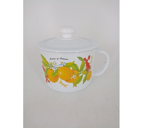 Уценка 25-1926 Кружка с крышкой 1л С-0207П2/4Э Фруктовая фантазия