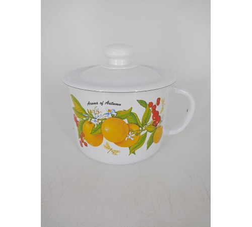 Уценка 25-1926 Кружка с крышкой 1л С-0207П2/4Э Фруктовая фантазия