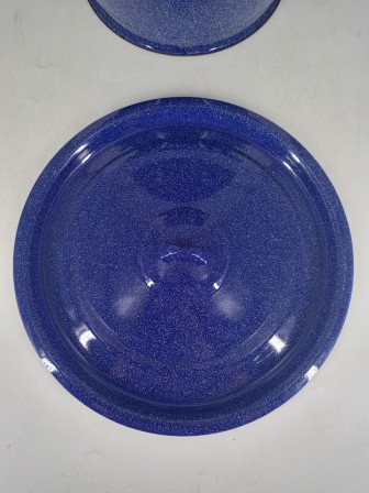 Уценка 25-1833 Ведро 12л с крышкой 1с28с Голубика синее с зерн.