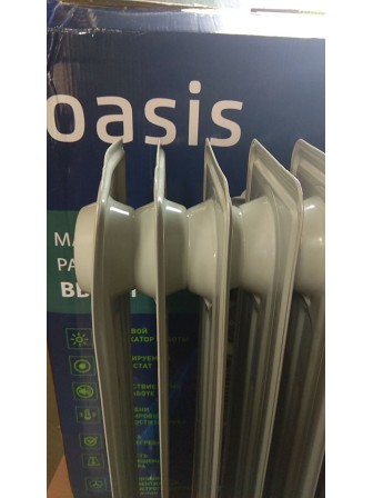 Уценка 23-2456 Масляный радиатор Oasis BB-20T с тепловентилятором, 2000 Вт, 9 секций