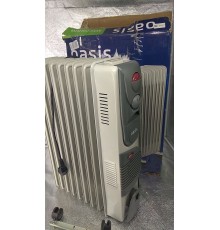 Уценка 23-3317 Масляный радиатор Oasis BB-20T с тепловентилятором, 2000 Вт, 9 секций