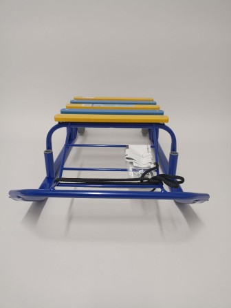 Уценка 22-4033 Санки Тимка T3K/C2 синие спинка, ручка, ремень, кол