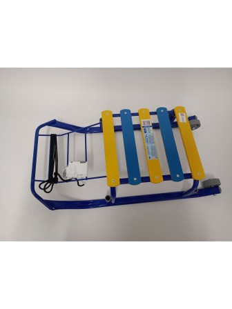 Уценка 22-4034 Санки Тимка T3K/C2 синие спинка, ручка, ремень, кол