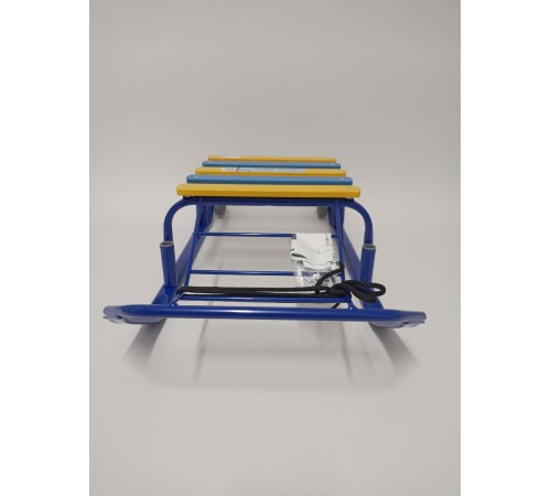 Уценка 22-4034 Санки Тимка T3K/C2 синие спинка, ручка, ремень, кол