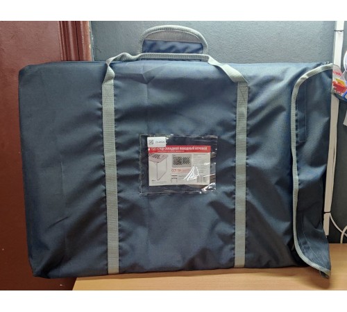 Уценка 23-0626 Стол складной Nika ССТ-5/И, серебристый, с шахматной разметкой