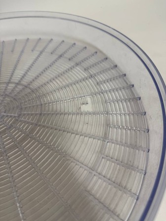 Уценка 25-0484 Поддон-решето для сушилки Ветерок-2, 39 см (большой), прозрачный - 1 поддон