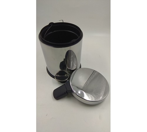 Уценка 24-1087 Ведро для мусора нерж.с педалью 5л Perilla