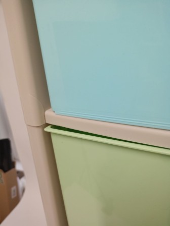 Уценка 25-1601 Комод пластиковый Альтернатива Колорит M7838, 4 секции, цветной