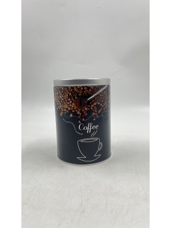 Уценка 25-0679 Банка с крышкой металлическая MALLONY Кофе, круглая, объем 900 мл