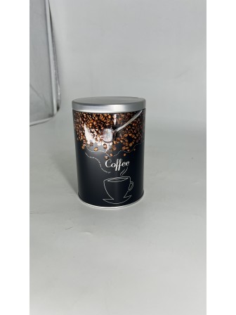 Уценка 25-0679 Банка с крышкой металлическая MALLONY Кофе, круглая, объем 900 мл