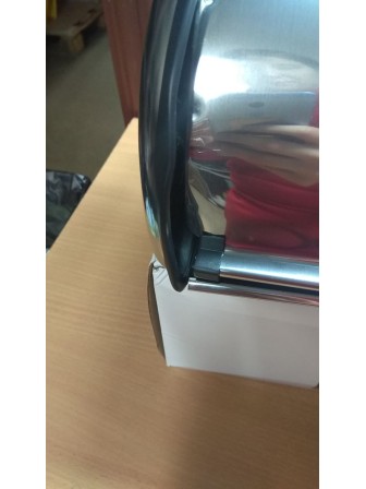 Уценка 23-2604 Хлебница с крышкой нержавеющая сталь Mallony Grano