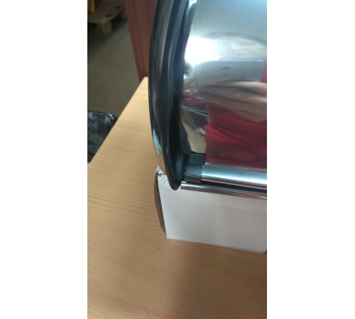 Уценка 23-2604 Хлебница с крышкой нержавеющая сталь Mallony Grano