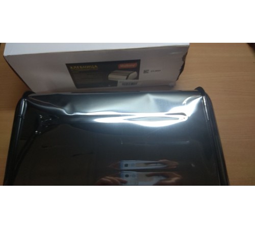 Уценка 23-2604 Хлебница с крышкой нержавеющая сталь Mallony Grano