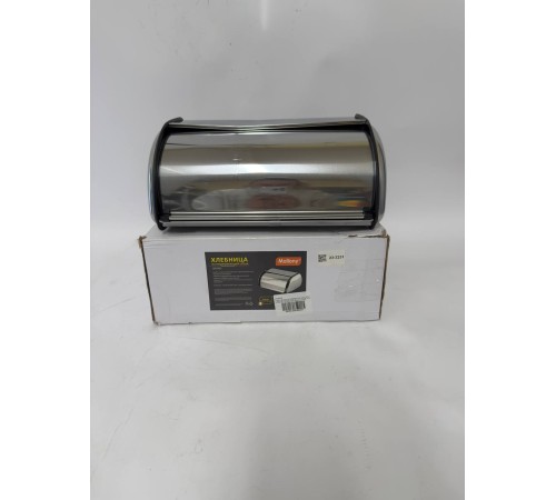 Уценка 23-3231 Хлебница с крышкой нержавеющая сталь Mallony Grano