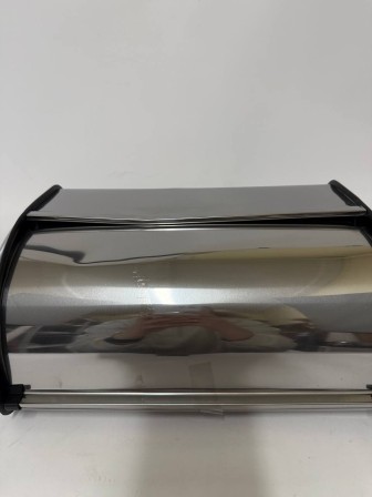 Уценка 23-3231 Хлебница с крышкой нержавеющая сталь Mallony Grano