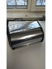 Уценка 23-3237 Хлебница с крышкой нержавеющая сталь Mallony Grano