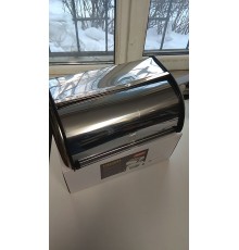Уценка 23-3398 Хлебница с крышкой нержавеющая сталь Mallony Grano