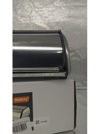 Уценка 24-0388 Хлебница с крышкой нержавеющая сталь Mallony Grano