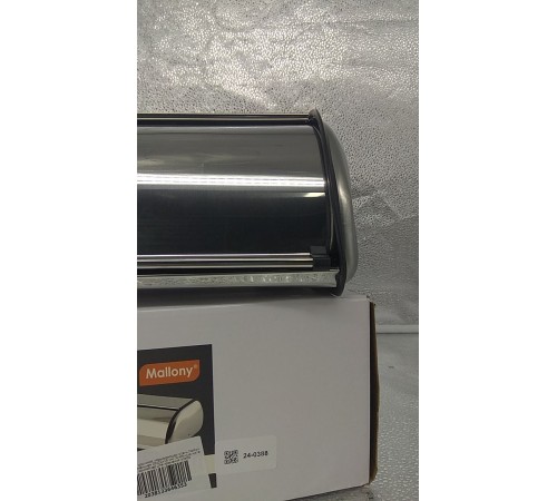 Уценка 24-0388 Хлебница с крышкой нержавеющая сталь Mallony Grano