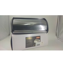 Уценка 24-0525 Хлебница с крышкой нержавеющая сталь Mallony Grano