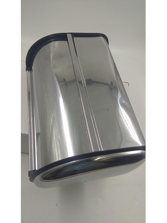 Уценка 24-0708 Хлебница с крышкой нержавеющая сталь Mallony Grano