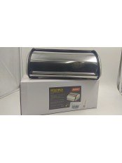 Уценка 24-0910 Хлебница с крышкой нержавеющая сталь Mallony Grano
