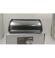 Уценка 24-0947 Хлебница с крышкой нержавеющая сталь Mallony Grano