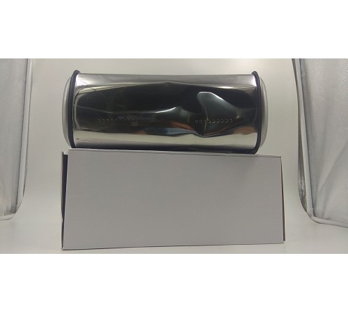 Уценка 24-0947 Хлебница с крышкой нержавеющая сталь Mallony Grano