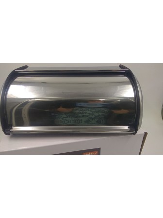 Уценка 24-0947 Хлебница с крышкой нержавеющая сталь Mallony Grano