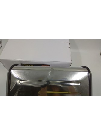 Уценка 24-1050 Хлебница с крышкой нержавеющая сталь Mallony Grano