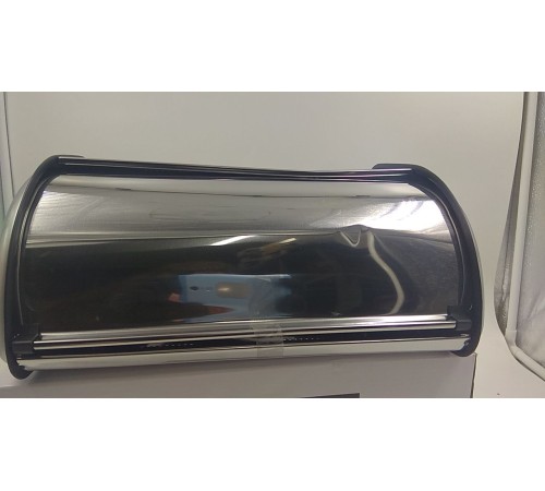 Уценка 24-1163 Хлебница с крышкой нержавеющая сталь Mallony Grano