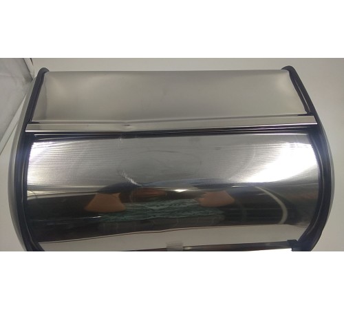 Уценка 24-1240 Хлебница с крышкой нержавеющая сталь Mallony Grano