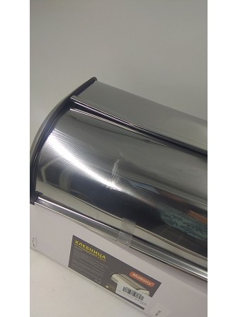 Уценка 24-1240 Хлебница с крышкой нержавеющая сталь Mallony Grano