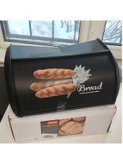 Уценка 23-3397 Хлебница MALLONY "Хлеб" черная