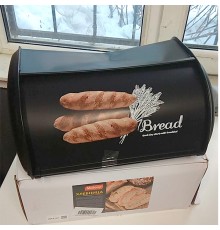 Уценка 23-3397 Хлебница MALLONY "Хлеб" черная