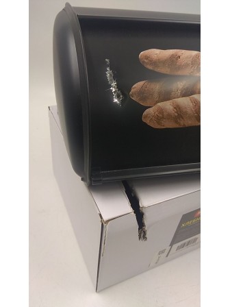 Уценка 24-0754 Хлебница MALLONY "Хлеб" черная