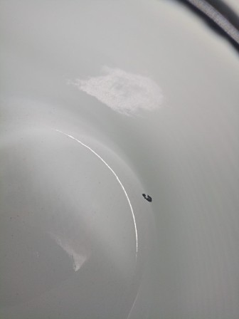 Уценка 25-2059 Кастрюля эмалированная 1,5 л, Стальэмаль 1с15с/1, Розовая гортензия, белоснежный