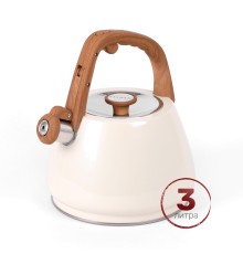 Чайник ZEIDAN Z-4553 Ivory 3 литра со свистком
