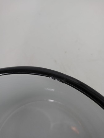 Уценка 25-2100 Кастрюля эмалированная 2,9 л, Стальэмаль 1с16с/1, Розовая гортензия, белоснежный