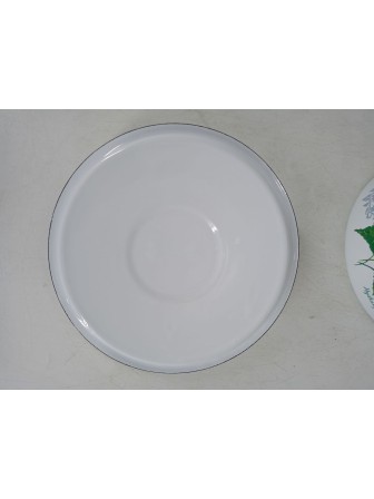 Уценка 25-2100 Кастрюля эмалированная 2,9 л, Стальэмаль 1с16с/1, Розовая гортензия, белоснежный