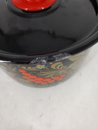 Уценка 25-2198-1 Кастрюля Стальэмаль, Рябина 2,9 л