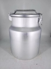 Уценка 25-2363 Бидон алюминиевый фляга 18 л Scovo МТ-060 пищевой прижимная крышка с резиновым уплотнителем, 1 шт