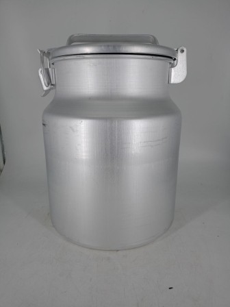 Уценка 25-2363 Бидон алюминиевый фляга 18 л Scovo МТ-060 пищевой прижимная крышка с резиновым уплотнителем, 1 шт