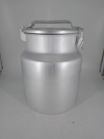 Уценка 25-2363 Бидон алюминиевый фляга 18 л Scovo МТ-060 пищевой прижимная крышка с резиновым уплотнителем, 1 шт