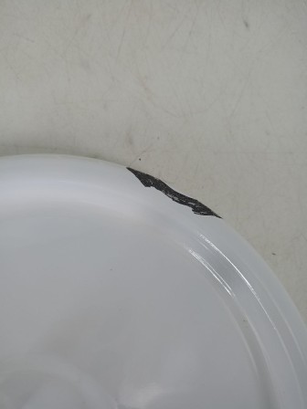 Уценка 25-2382 Набор кастрюль эмалированных (1,5 л, 2,9 л, 4,5 л, 3,5 л) л, Стальэмаль 1с142, Фрутта, белоснежный