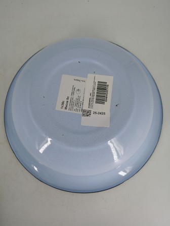 Уценка 25-2425 Миска эмалированная 5 л, Стальэмаль 1с35с, Клубника садовая, серо-голубой