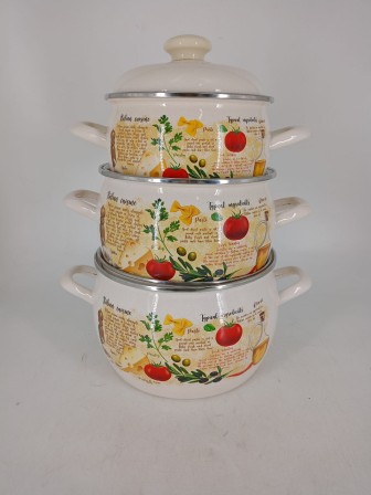 Уценка 26-0191 Набор кастрюль 207 Капрезе С-207АП2/4Жм