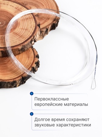 Комплект струн для балалайки прима Господин Музыкант BP30n синяя 0,30