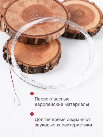 Комплект струн для балалайки прима Господин Музыкант BP29n красная 0,29